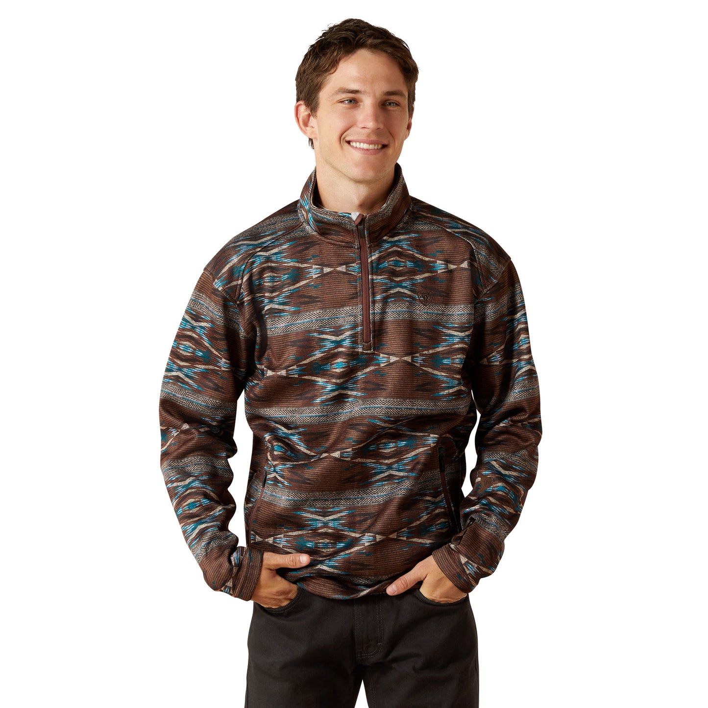 Men's Caldwell Logo 1/4 Zip Sweater