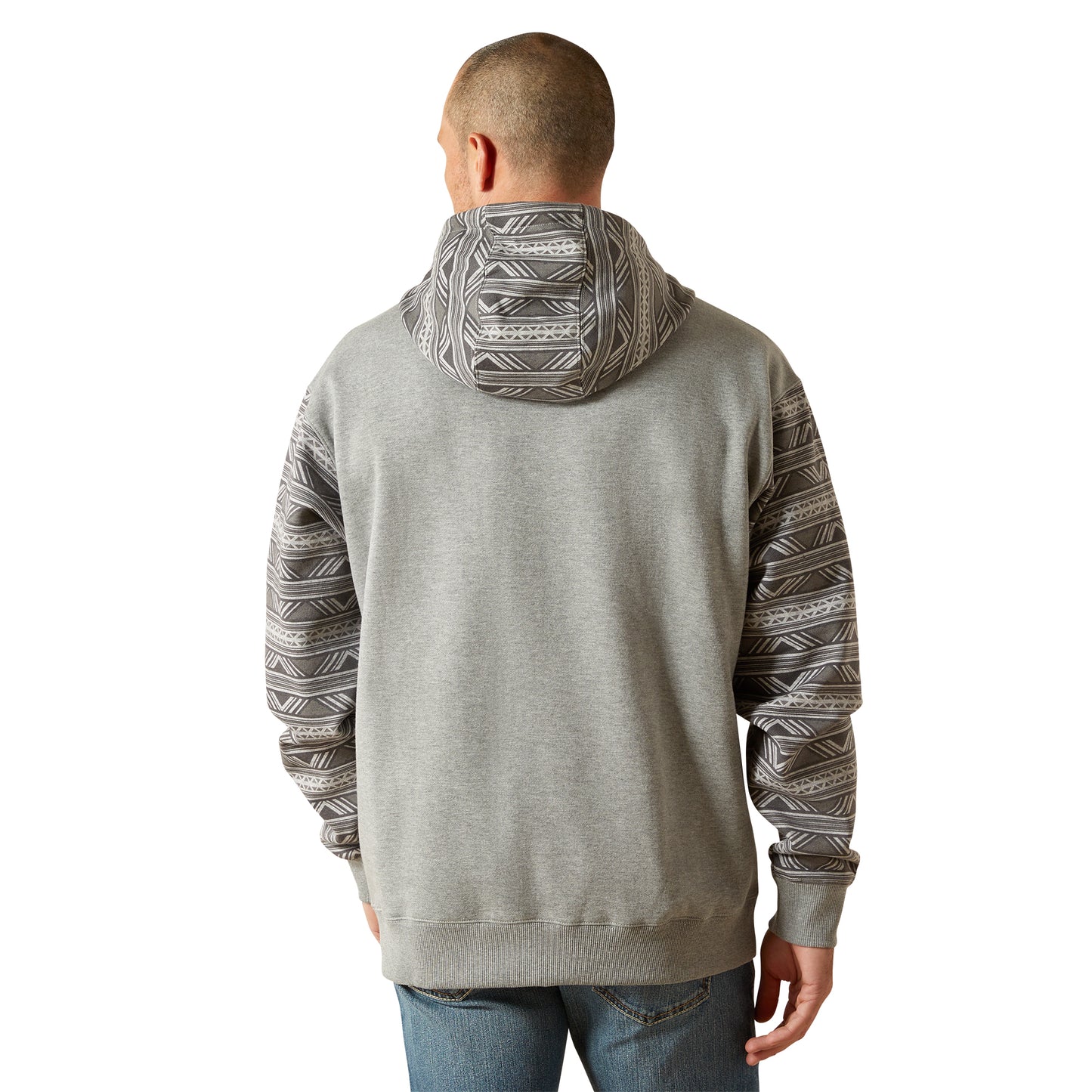 Men's Southwestern Color Block Hoodie