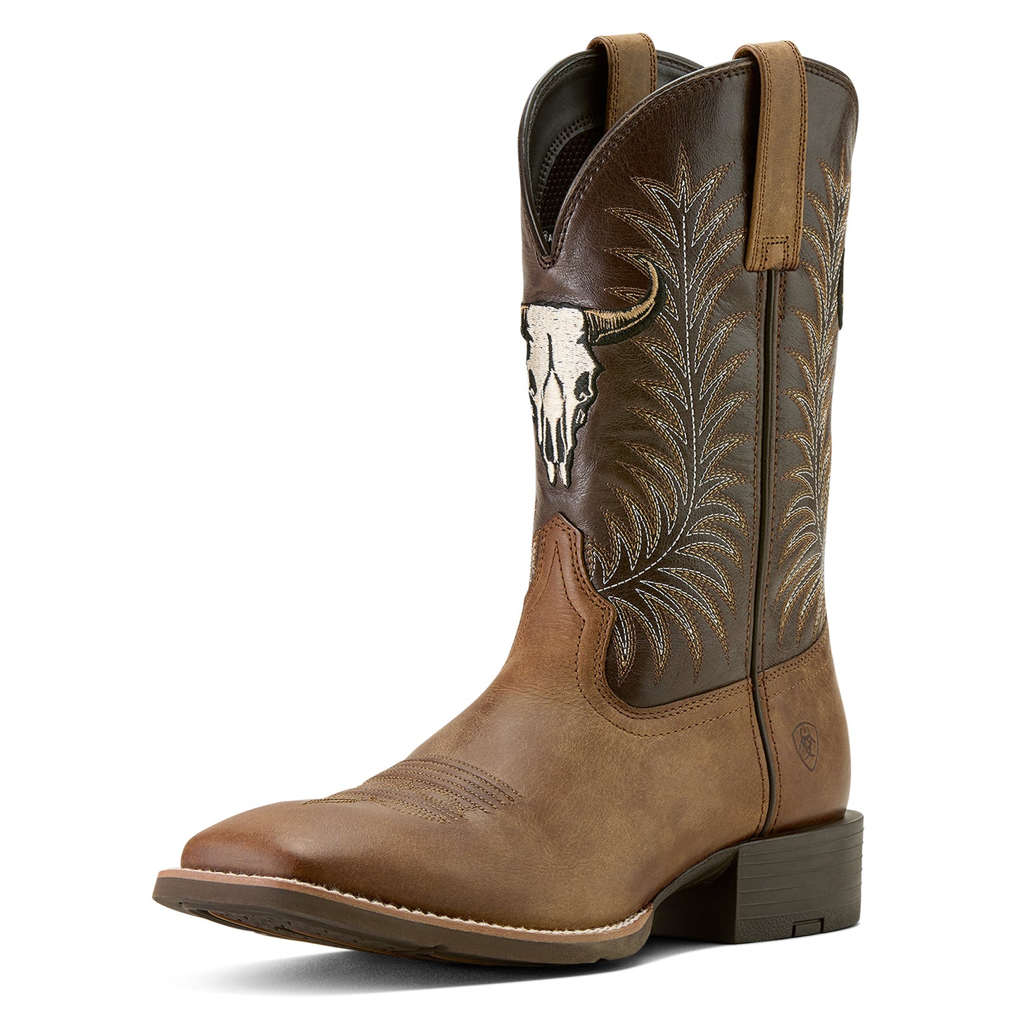 Men's Sport Steer Skull Wide Square