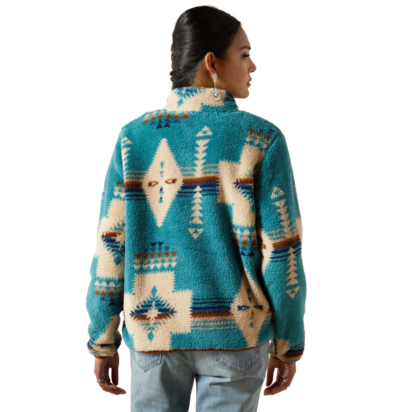 Agave Turquoise Berber 1/2 Snap Pullover