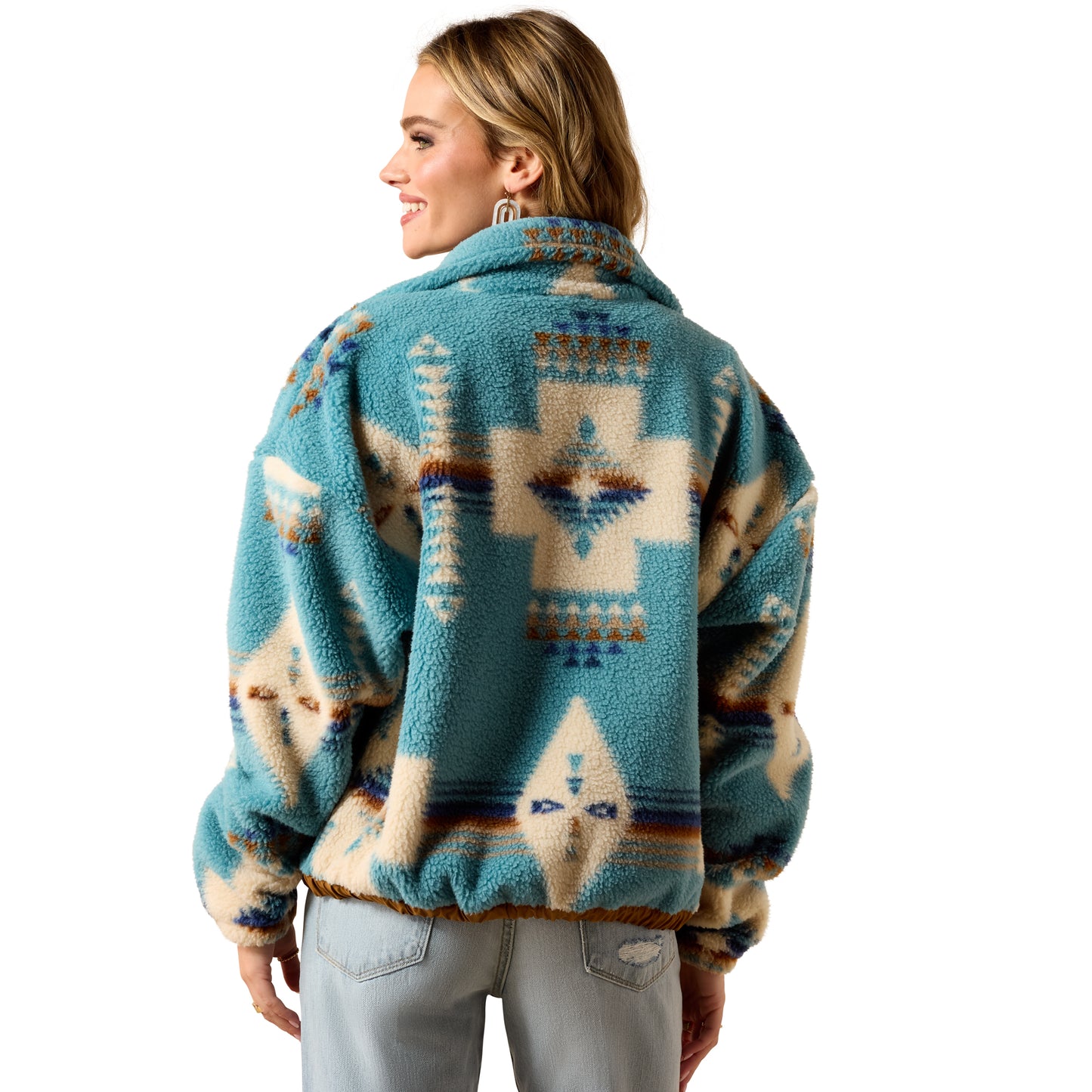 Ladies Sherpa Blocked Jacket