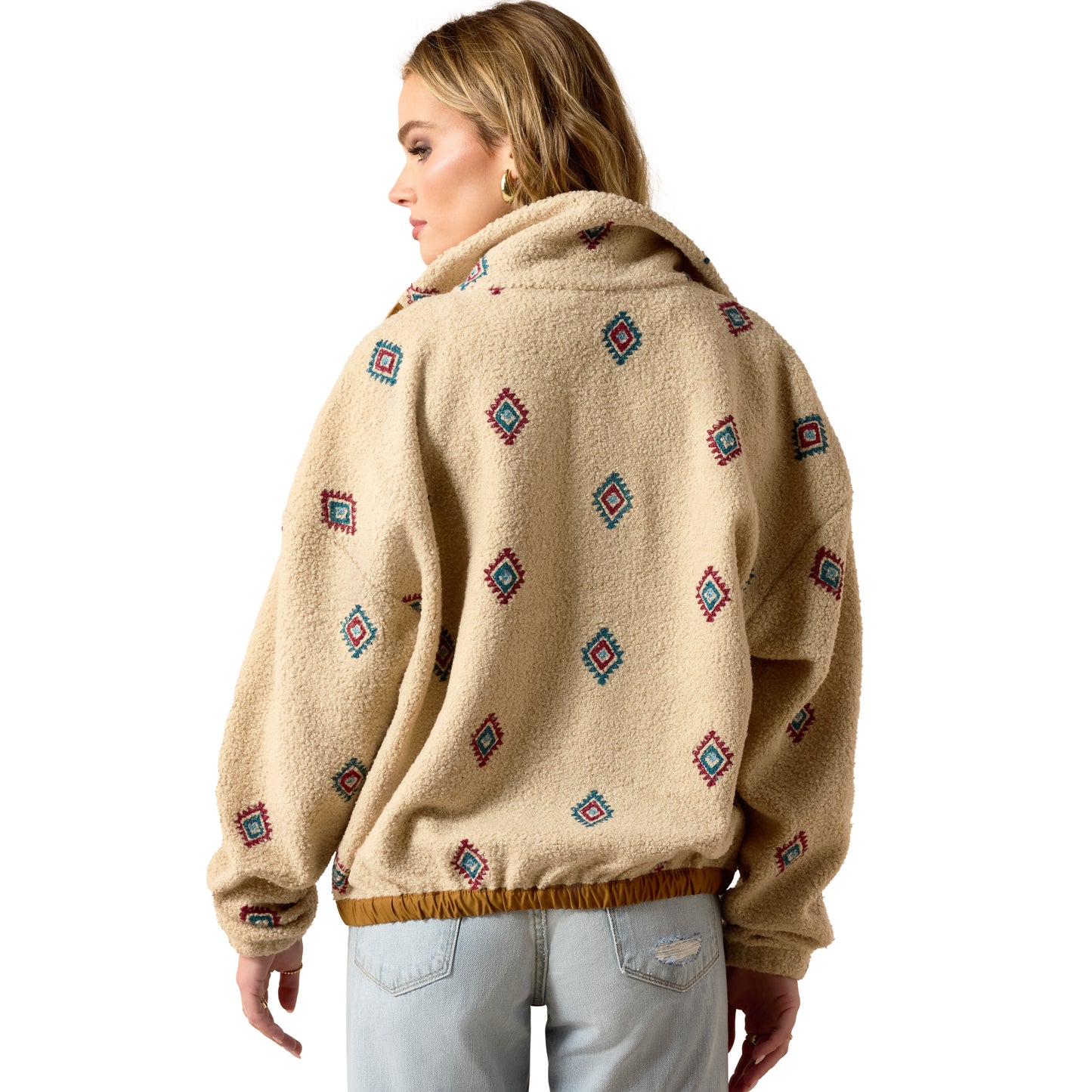 Ladies Sherpa Blocked Jacket