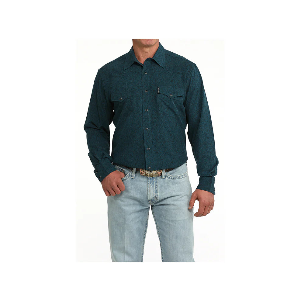 Mens Modern Fit Western Shirt