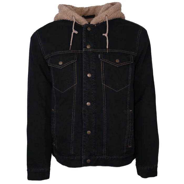 Men's Denim Hooded Jacket