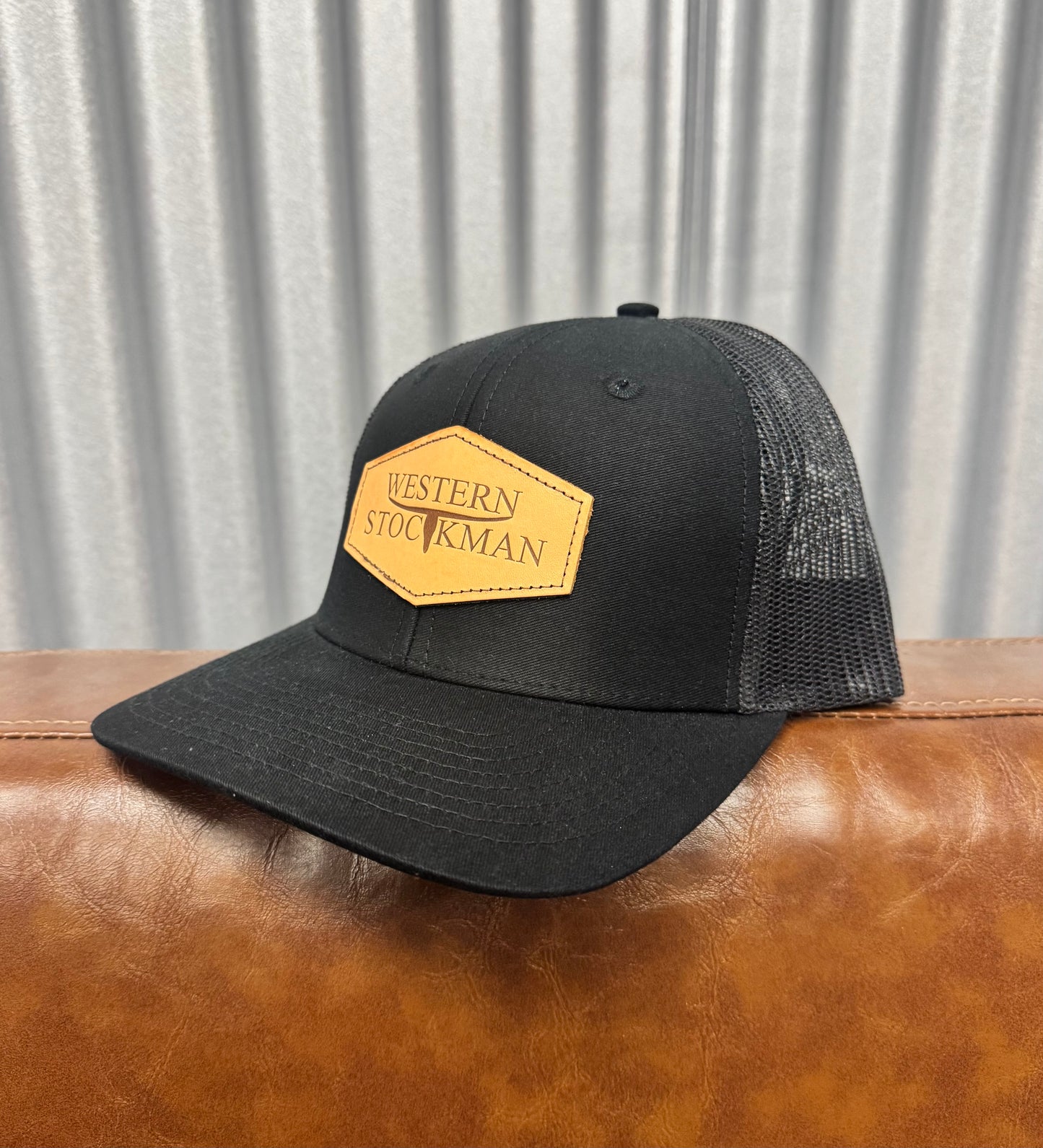 Western Stockman Cap - Black