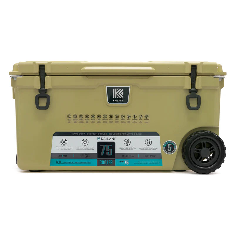 75L Hard Cooler With Wheels