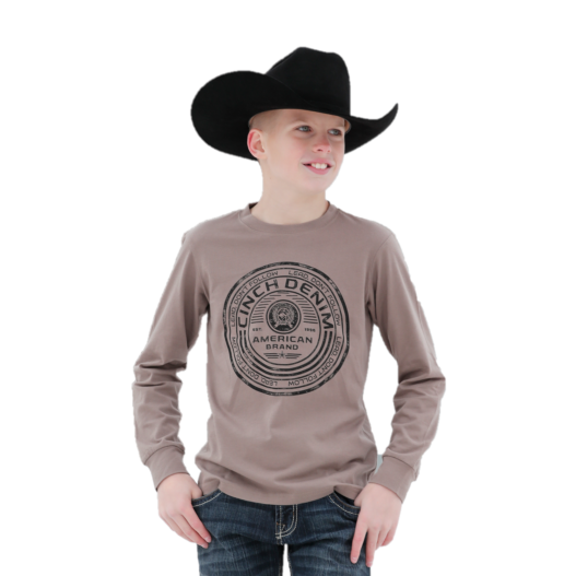 Boys Longsleeve Tee - Stone