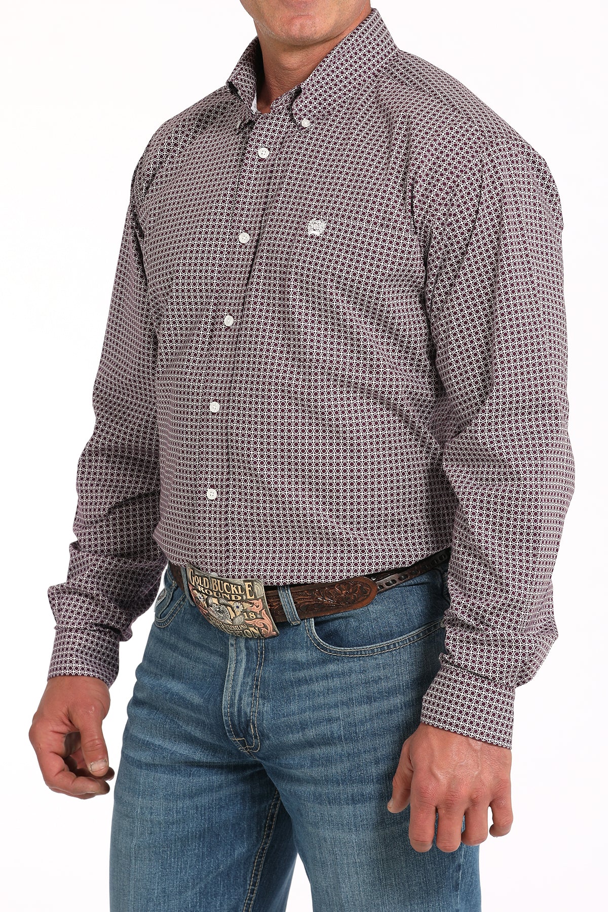 Men's Stretch Classic Fit Western Shirt