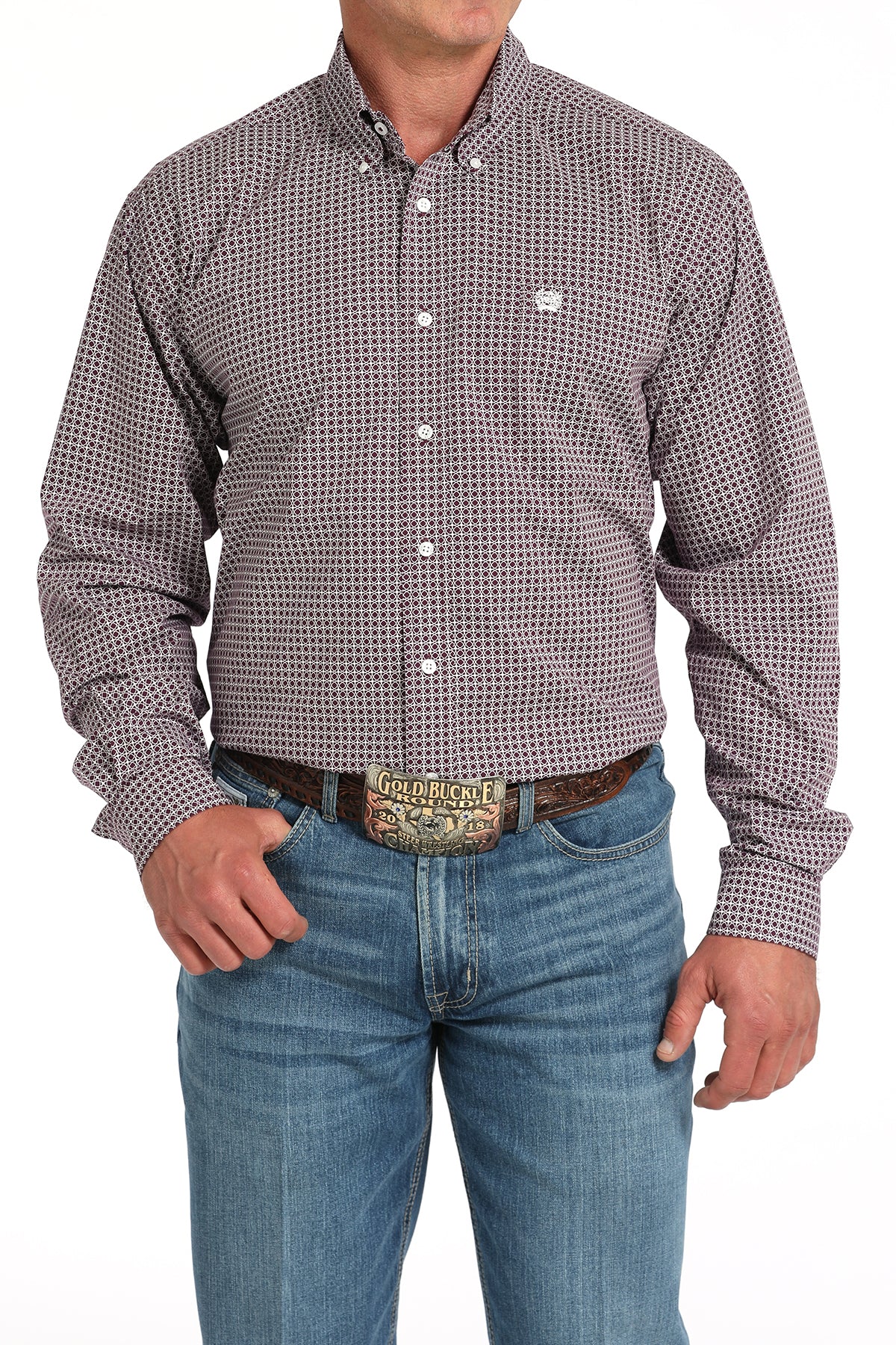 Men's Stretch Classic Fit Western Shirt