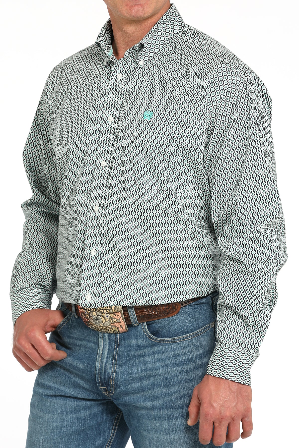 Men's Stretch Classic Fit Western Shirt