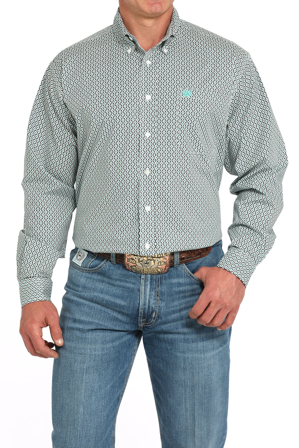 Men's Stretch Classic Fit Western Shirt