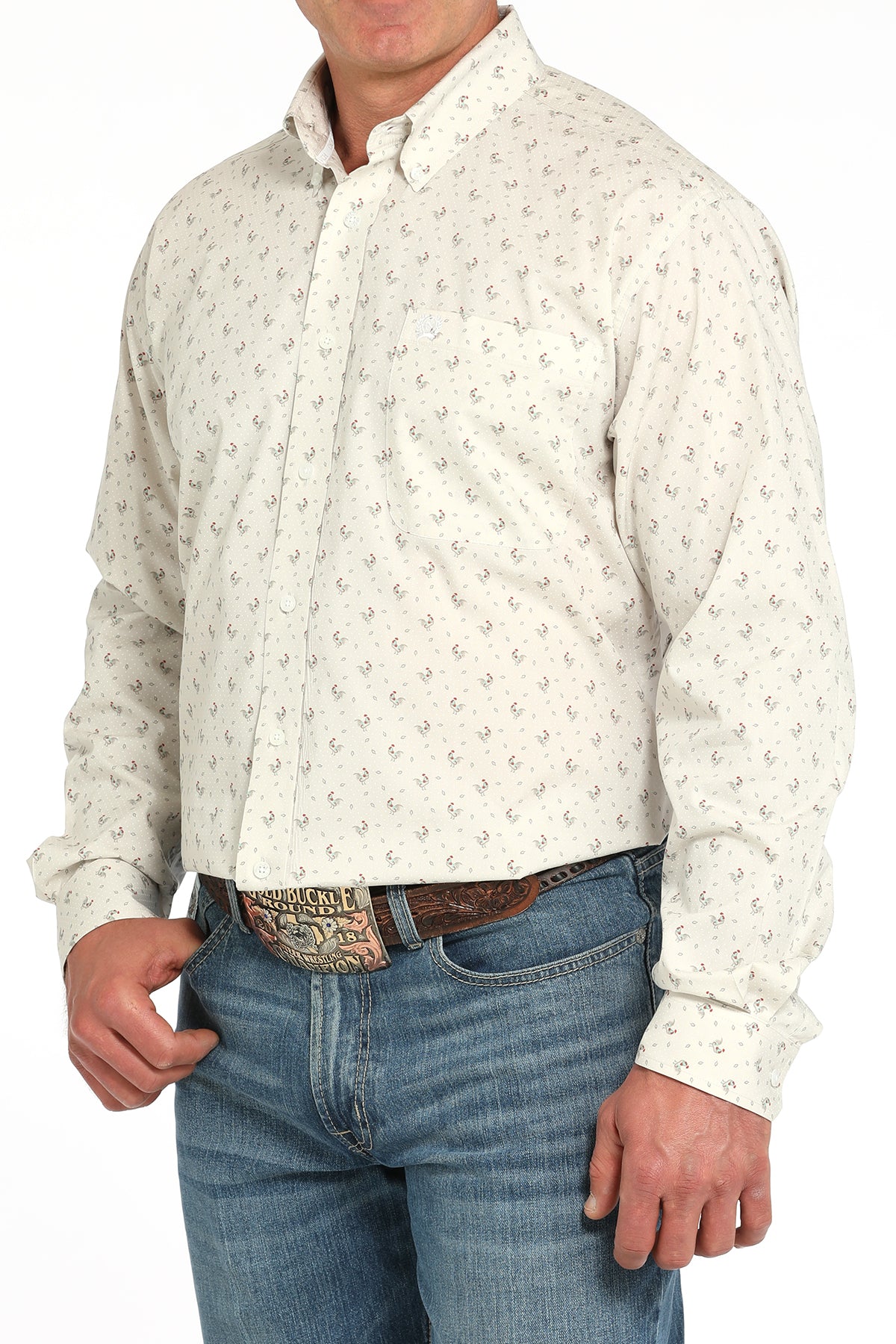 Men's Classic Fit Wetsern Shirt