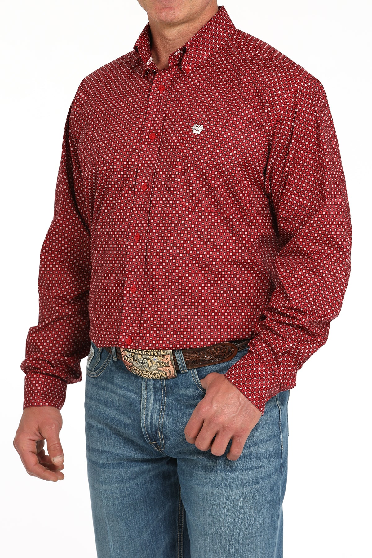 Men's Stretch Classic Fit Western Shirt