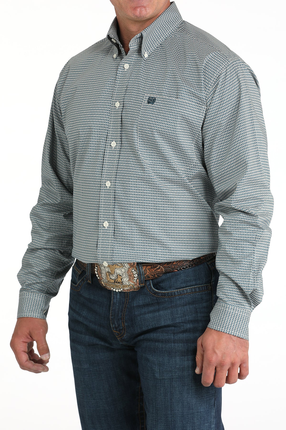 Men's Stretch Classic Fit Western Shirt