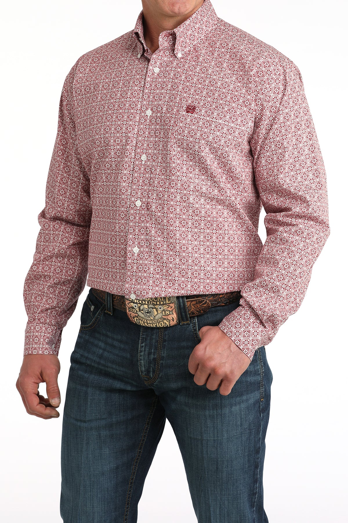 Mens Classic Fit Western Shirt