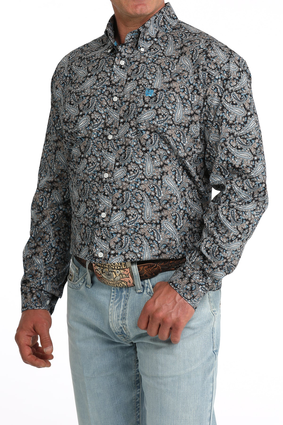 Mens Classic Fit Western Shirt