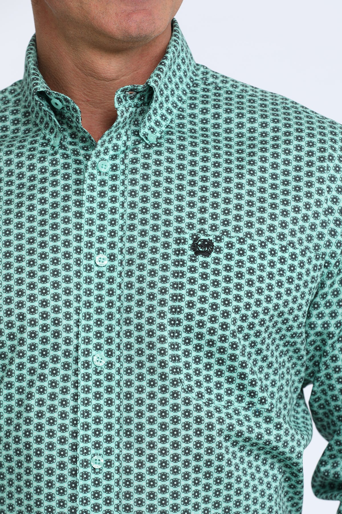 Mens Classic Fit Western Shirt