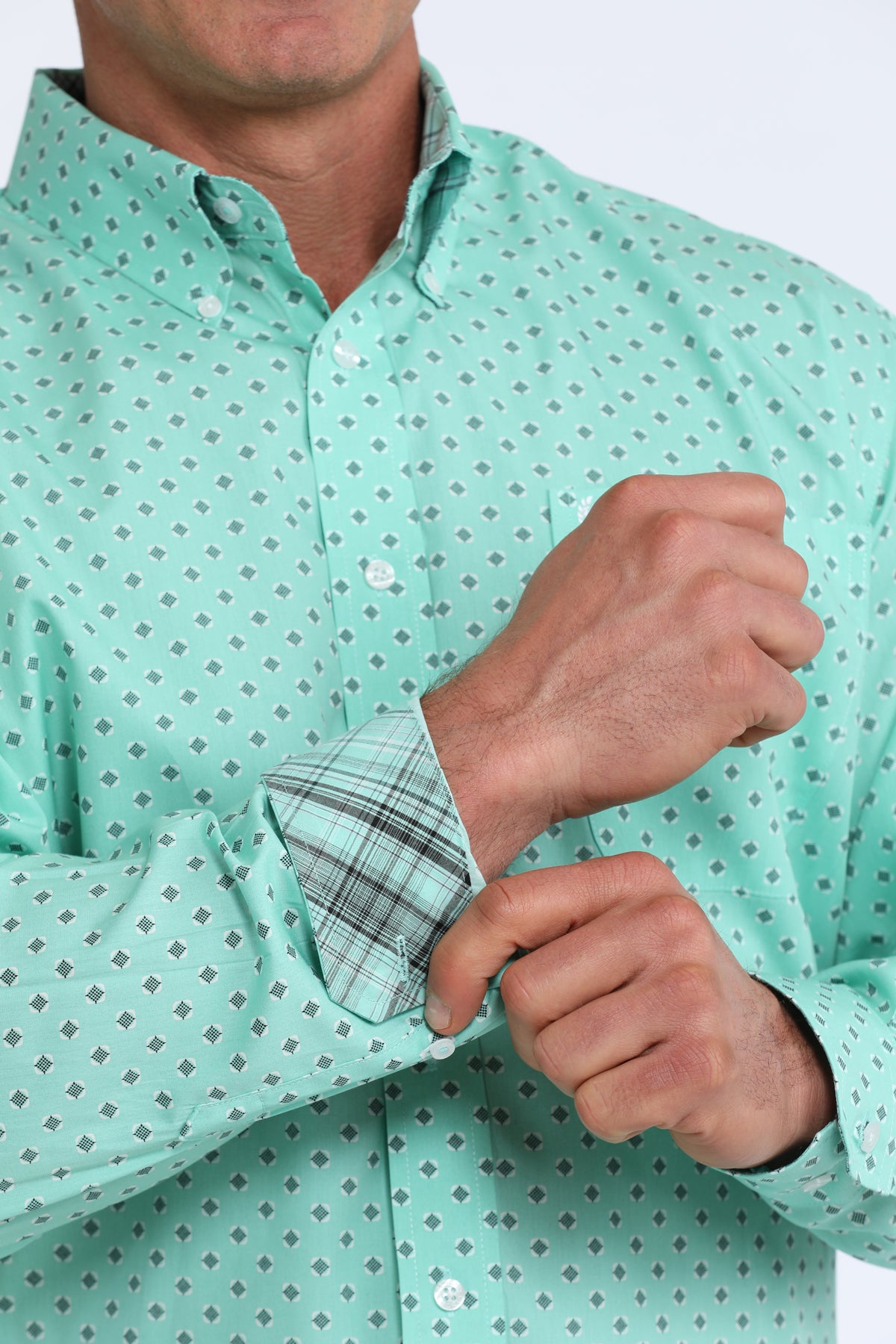 Mens Classic Fit Western Shirt