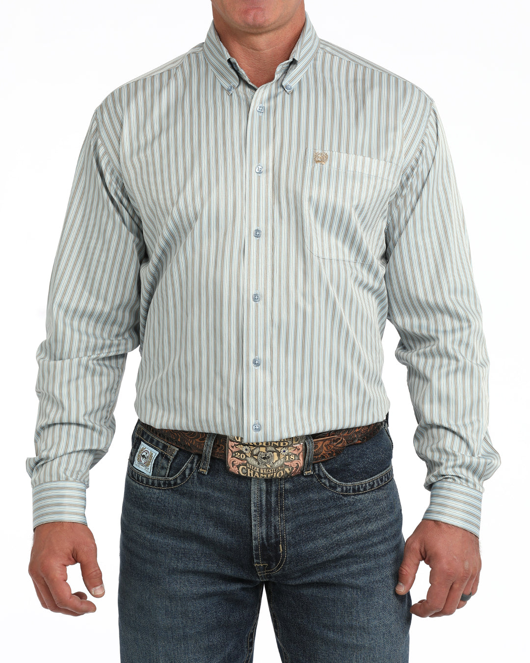 Mens Classic Fit Western Shirt