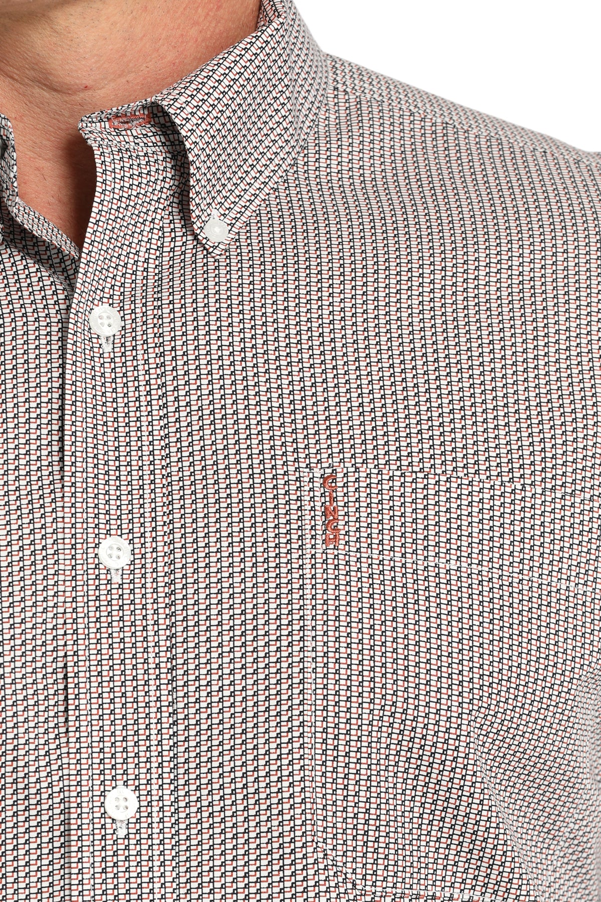 Men's Modern Fit Western Shirt - White