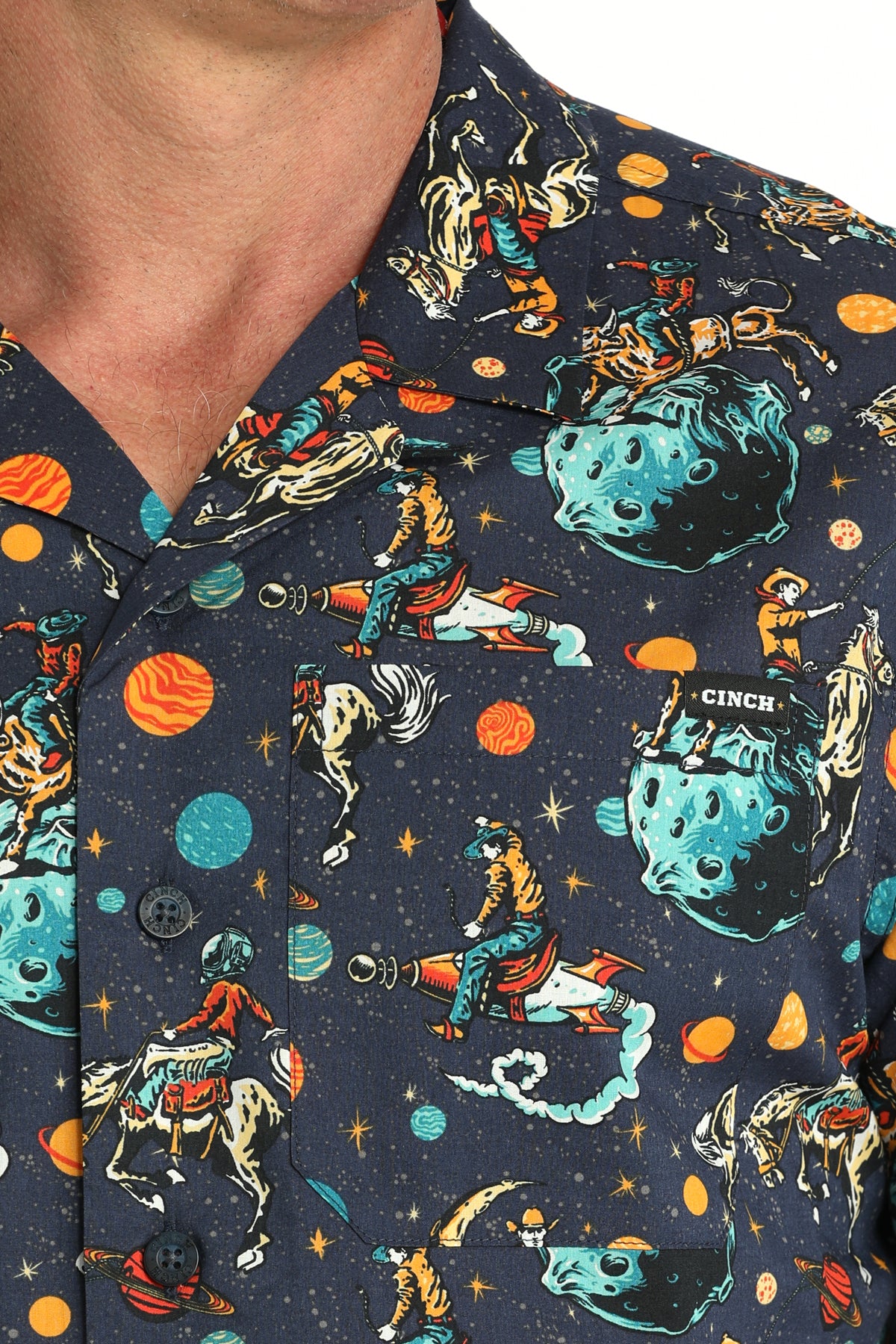 Men's Short Sleeve Button Up