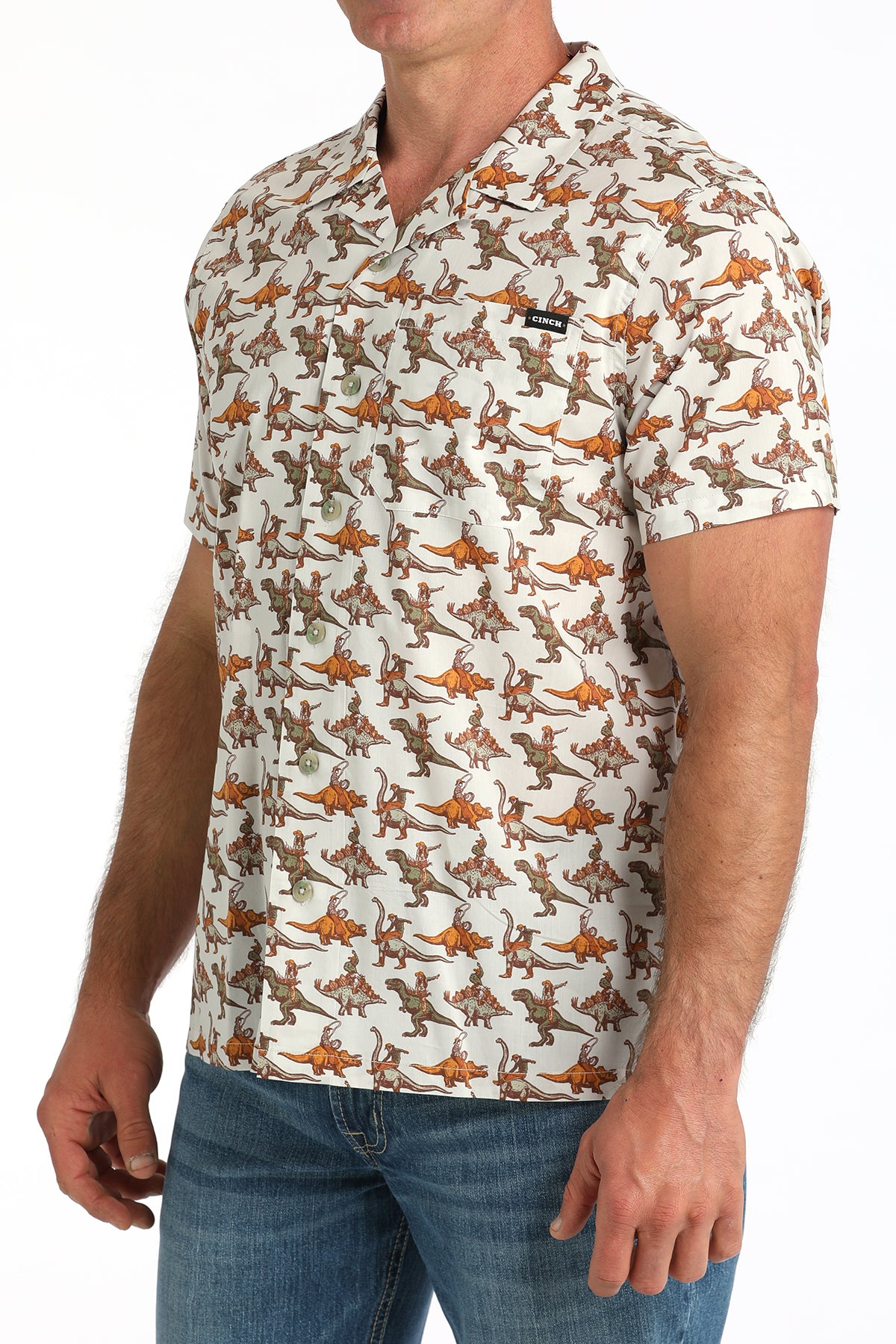 Men's Short Sleeve Button Up
