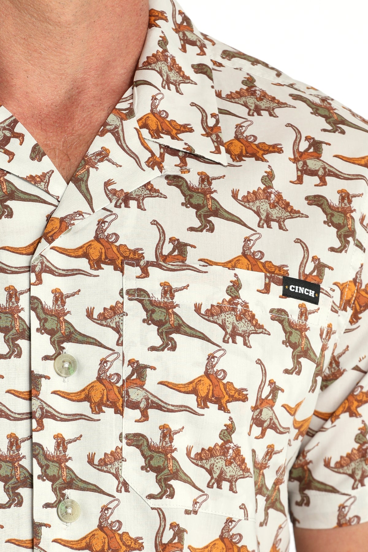 Men's Short Sleeve Button Up