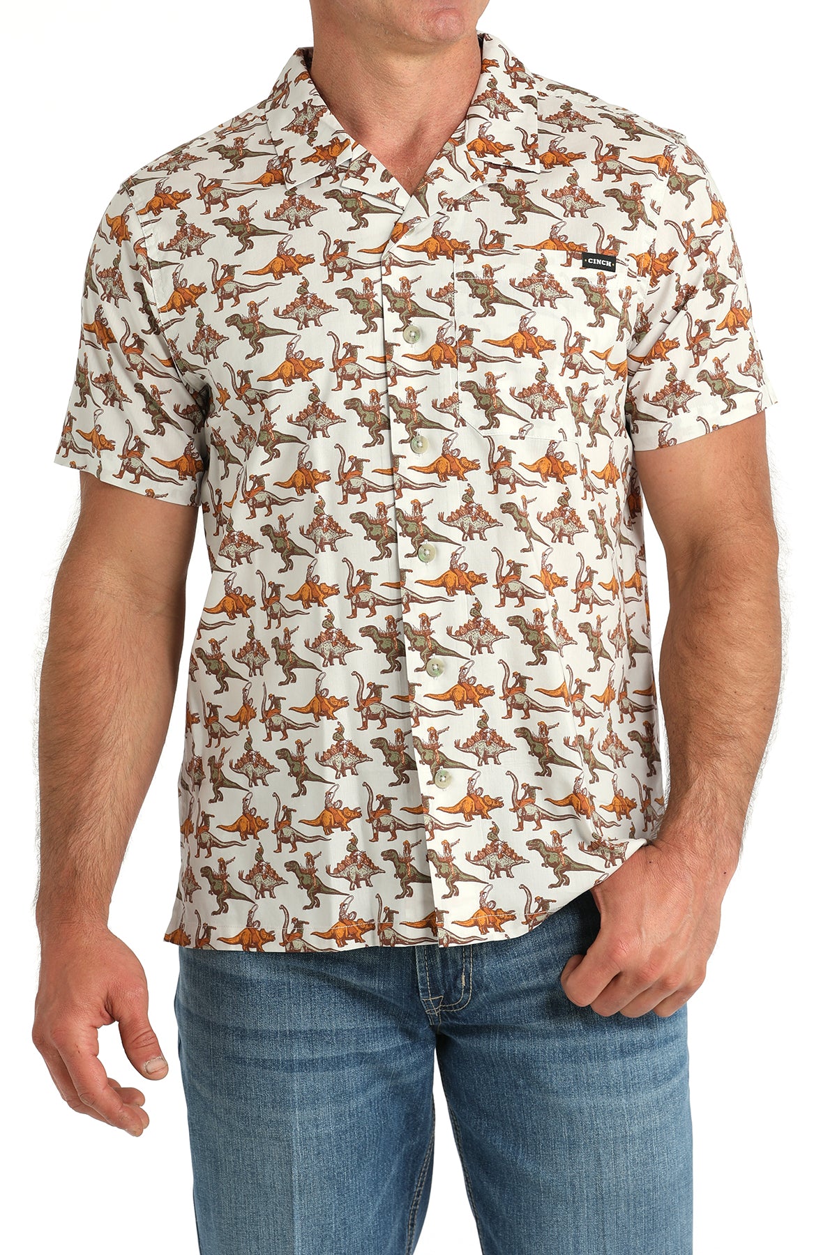 Men's Short Sleeve Button Up