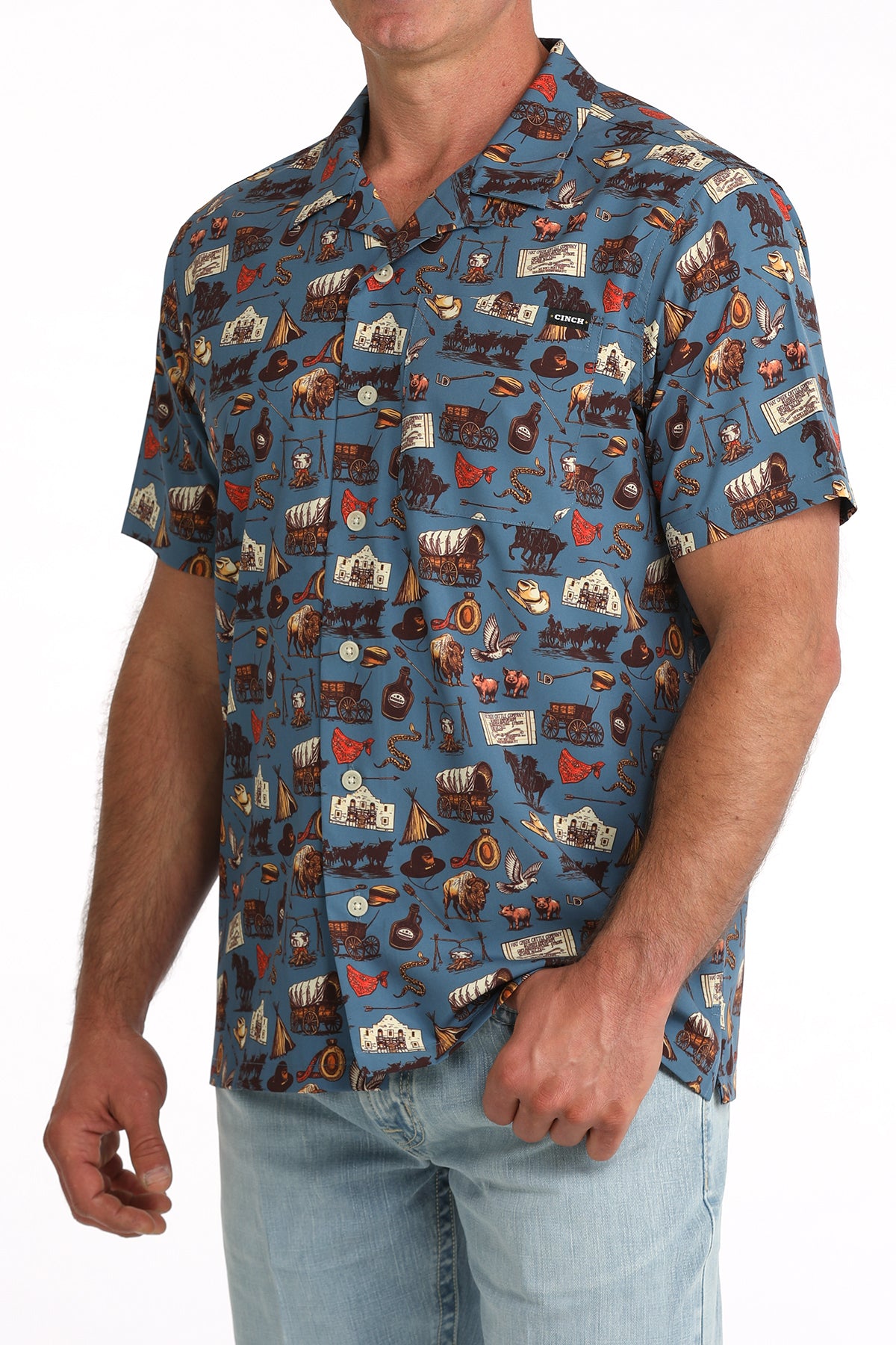Mens Shortsleeve Western