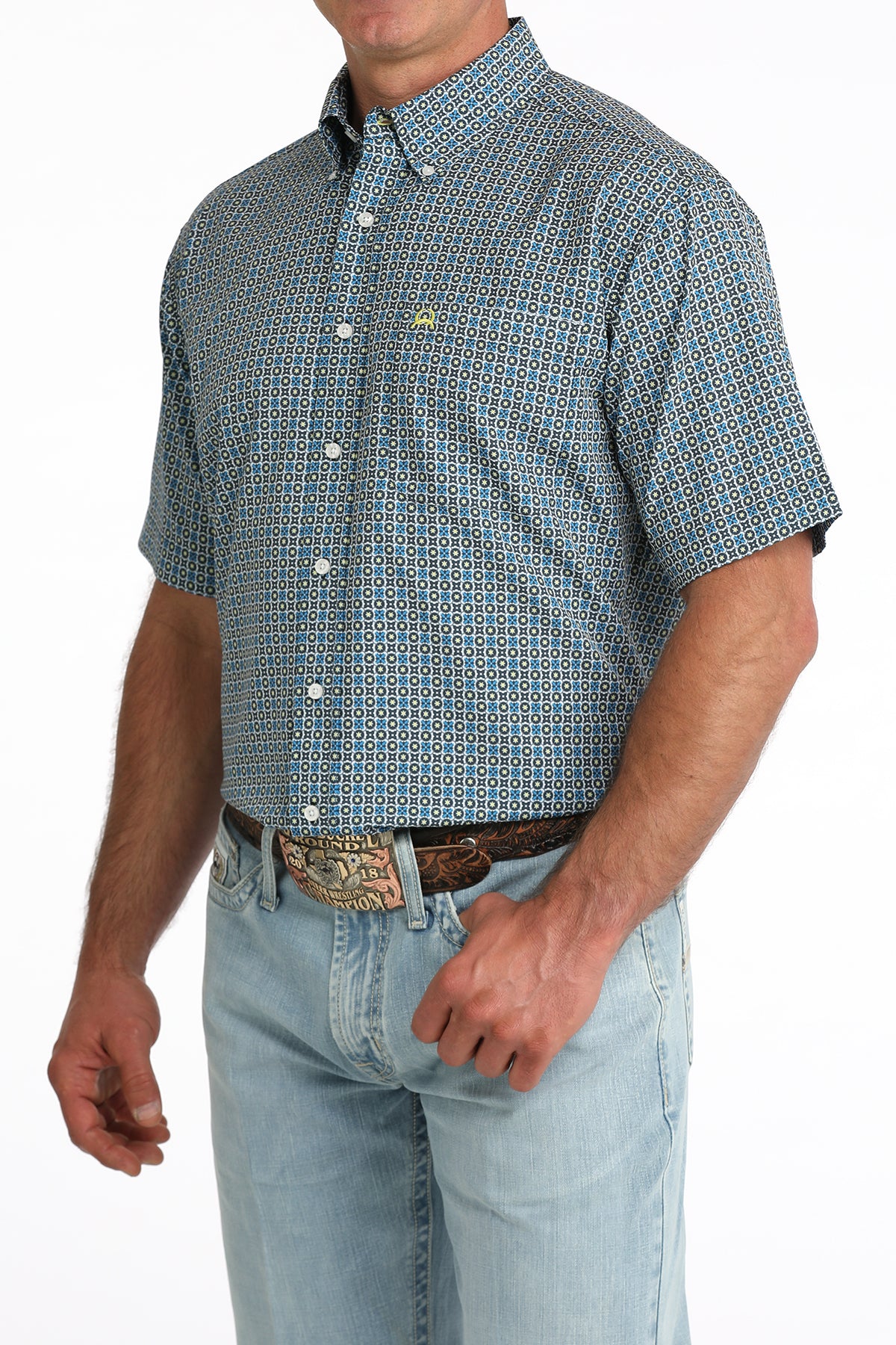 Mens Shortsleeve Western