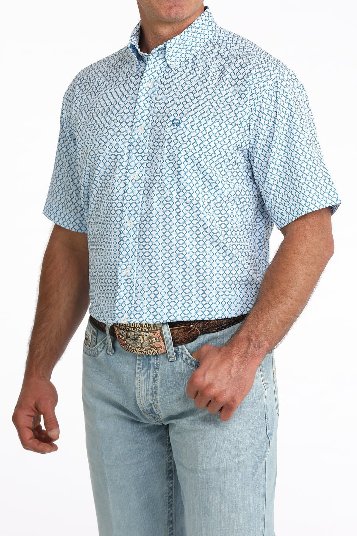 Mens Shortsleeve Western
