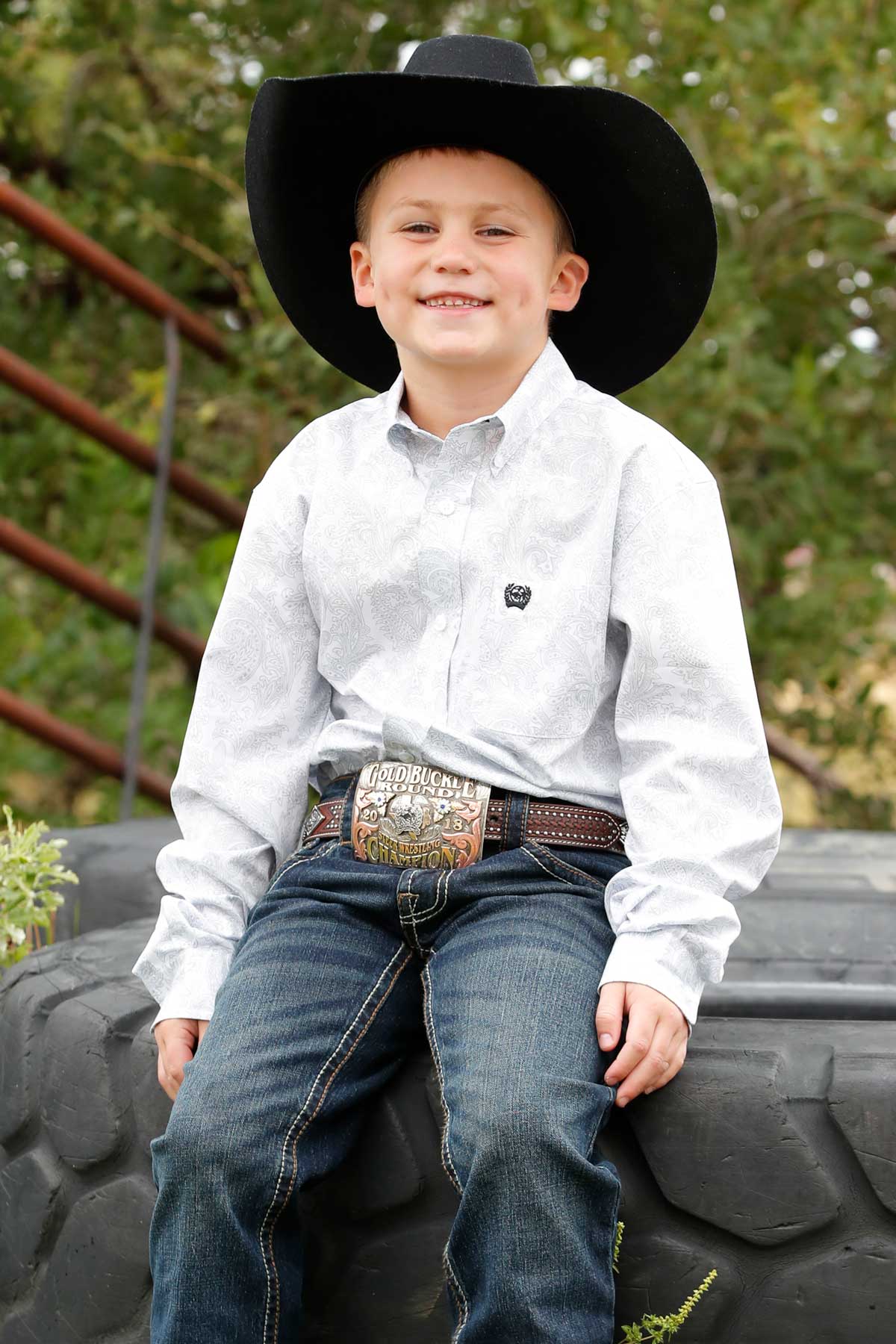 Cinch Boys Western Shirt