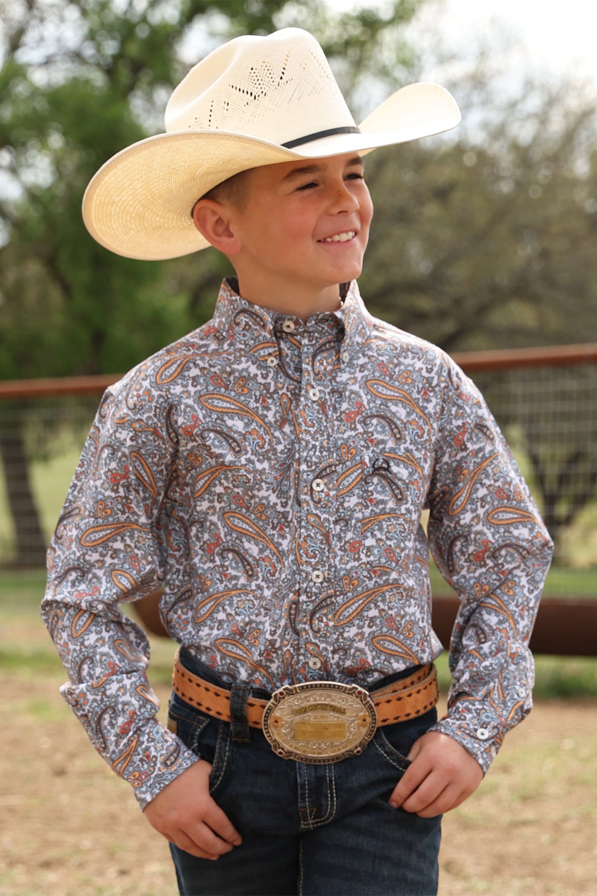Boys Western Shirt