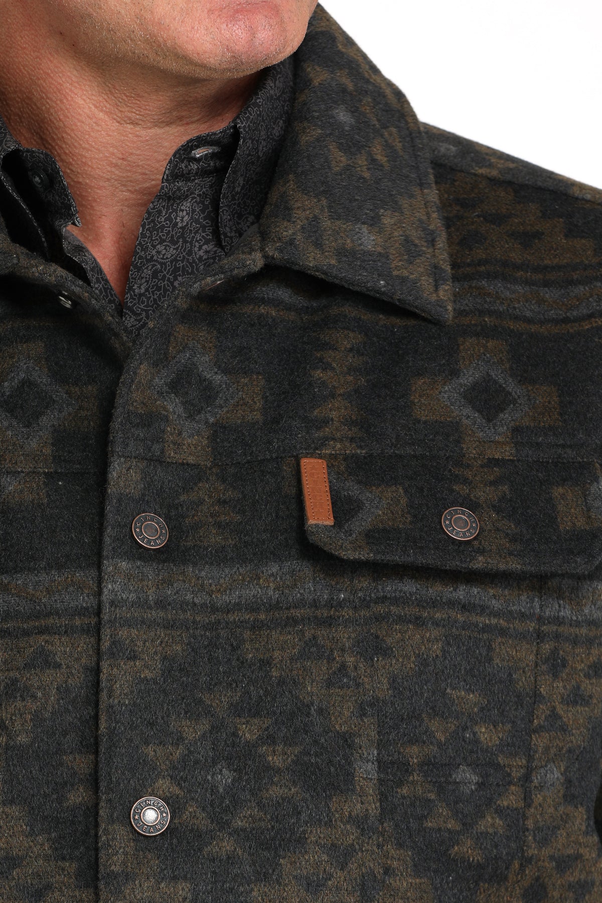 Men's Jacquard Trucker Jacket