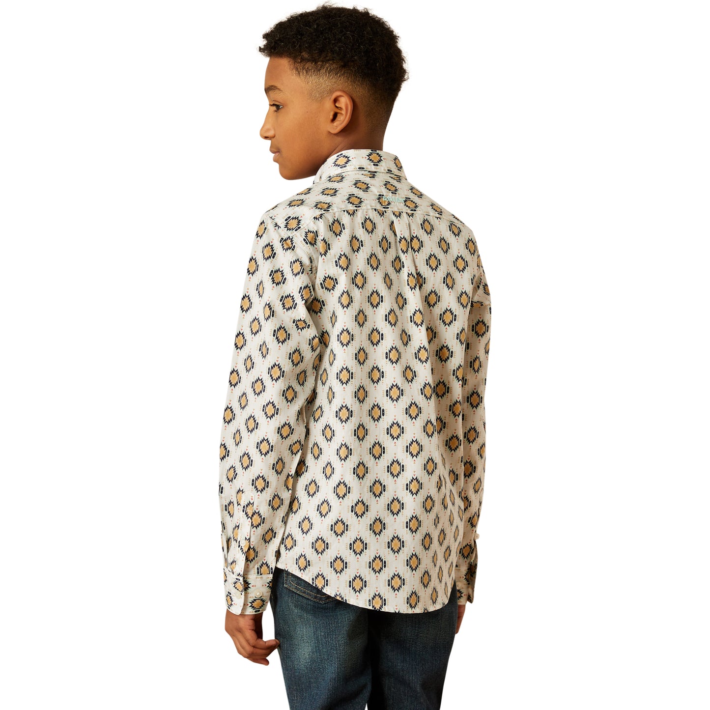 Boys Classic Fit Western Shirt