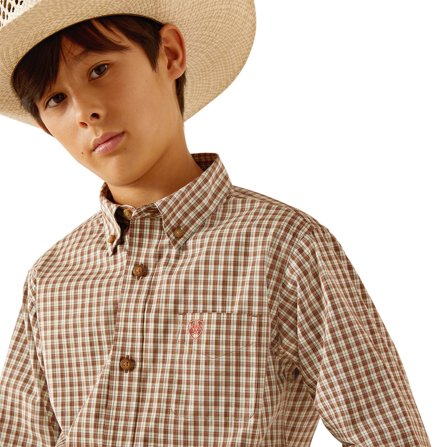 Boys Classic Fit Western Shirt