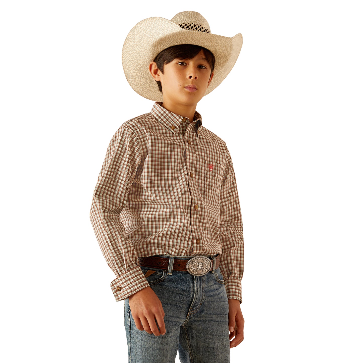 Boys Classic Fit Western Shirt