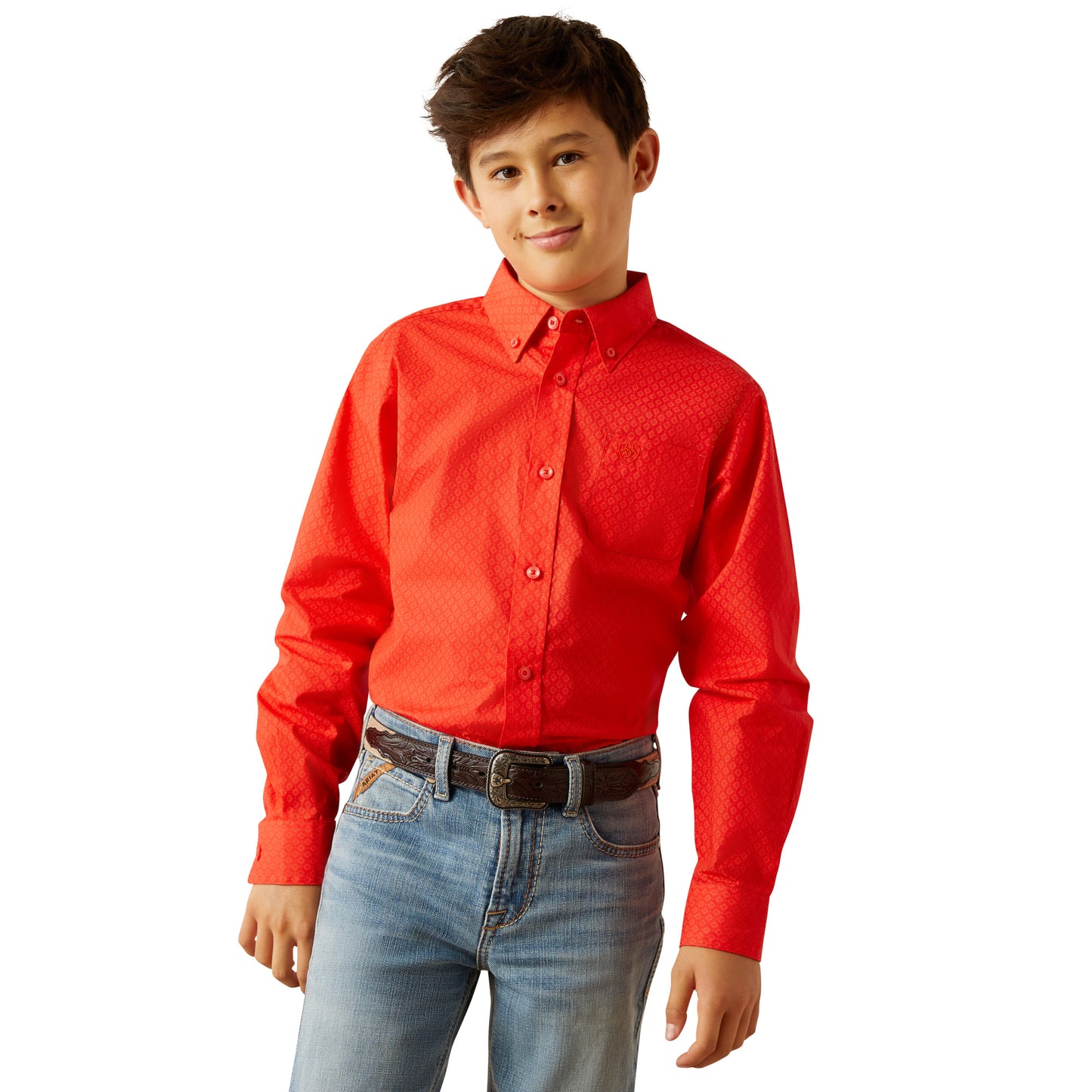 Boys Pro Series Long Sleeve Western Shirt