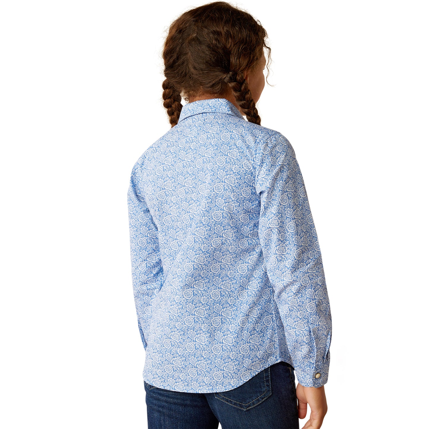 Girls Paisley Western Shirt