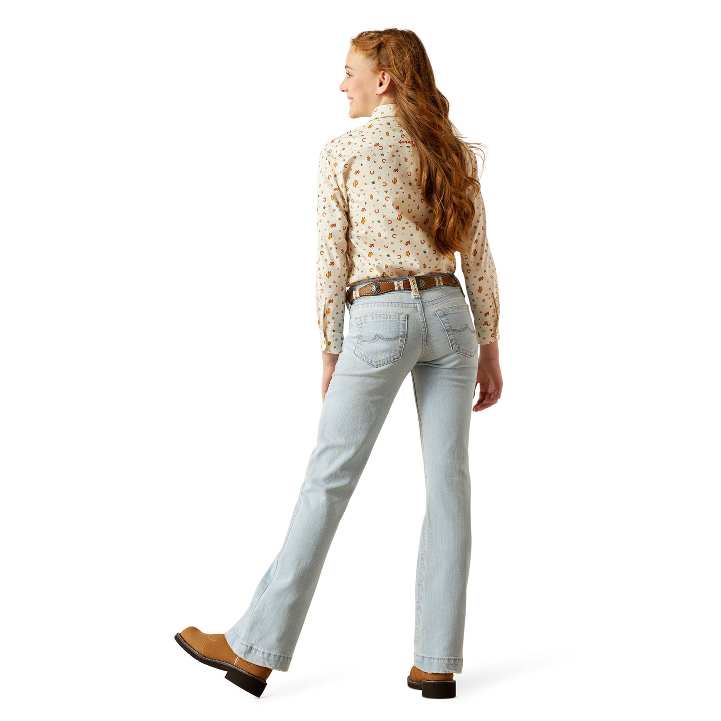 Girls Mid Rise Trouser