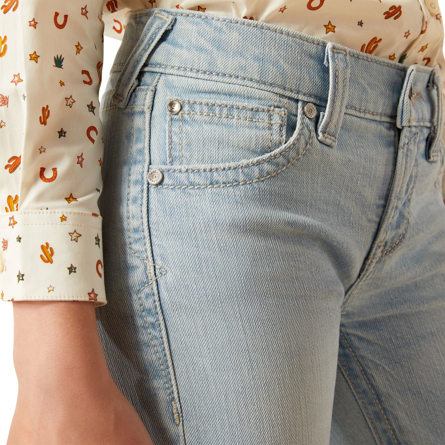 Girls Mid Rise Trouser