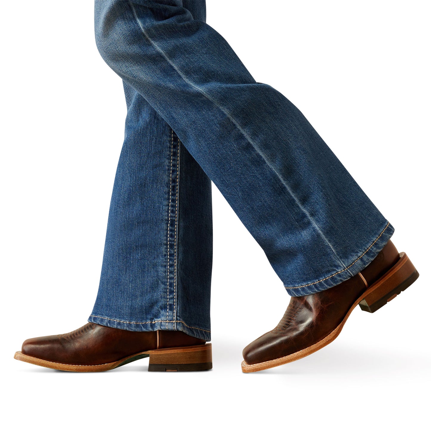 Girls Mid Rise Boot Cut Jeans