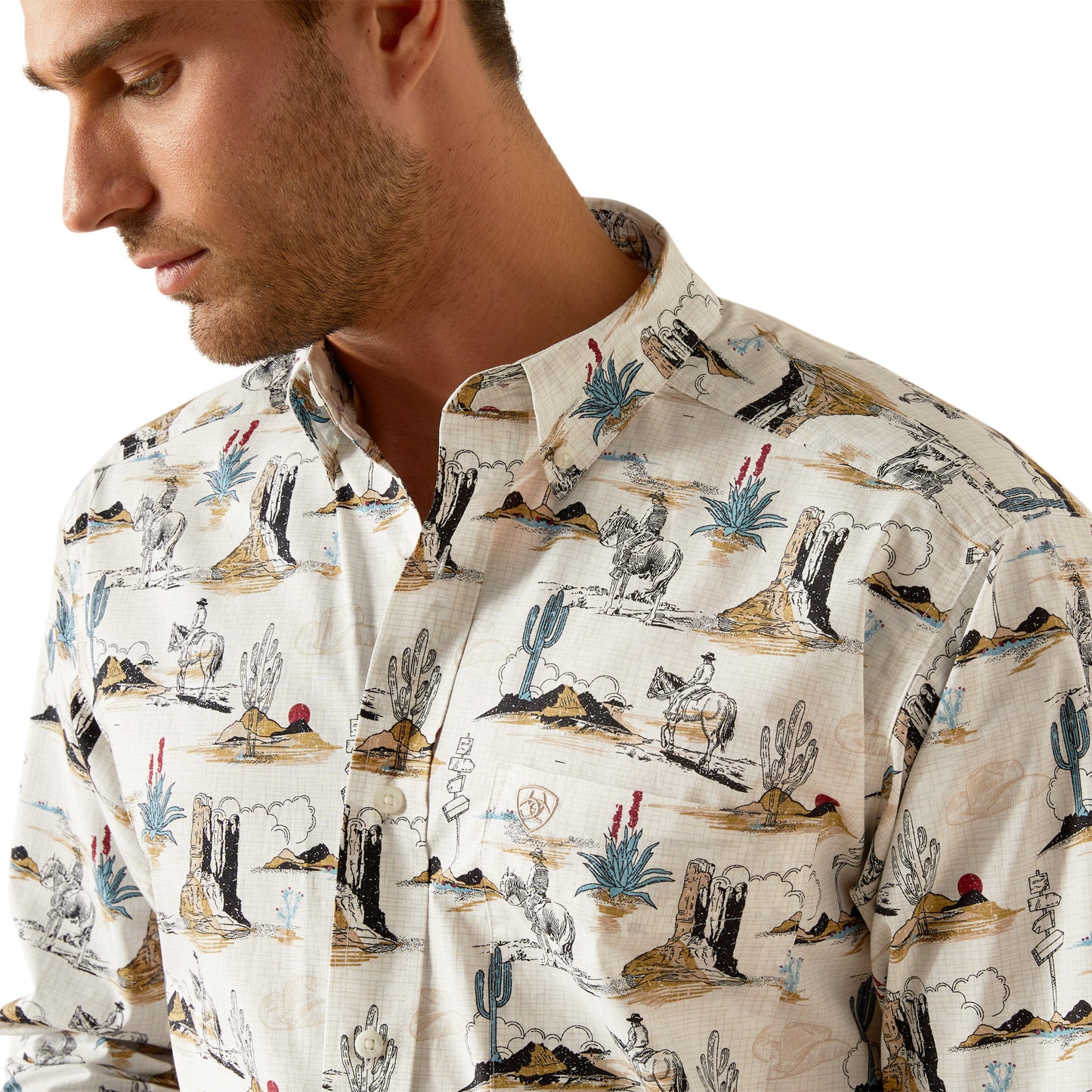 Men's Classic Fit Western Shirt