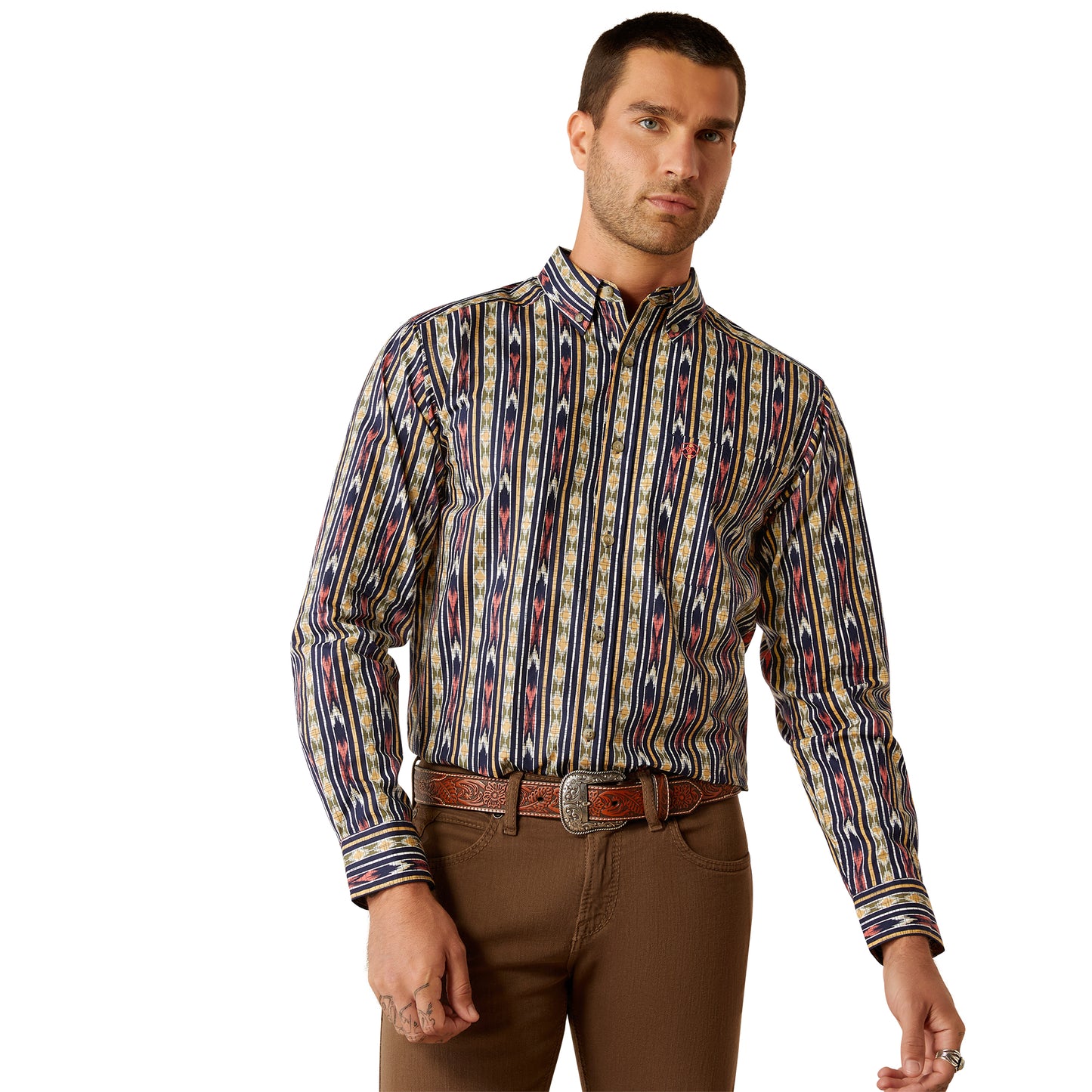 Men's Fitted Western Shirt