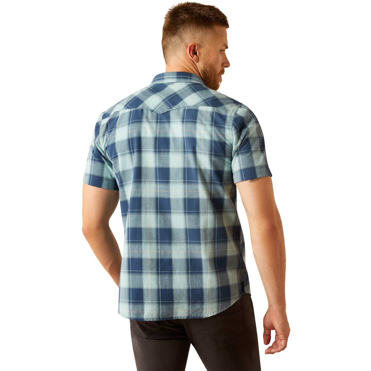 Men's Retro Fit Short Sleeve Western