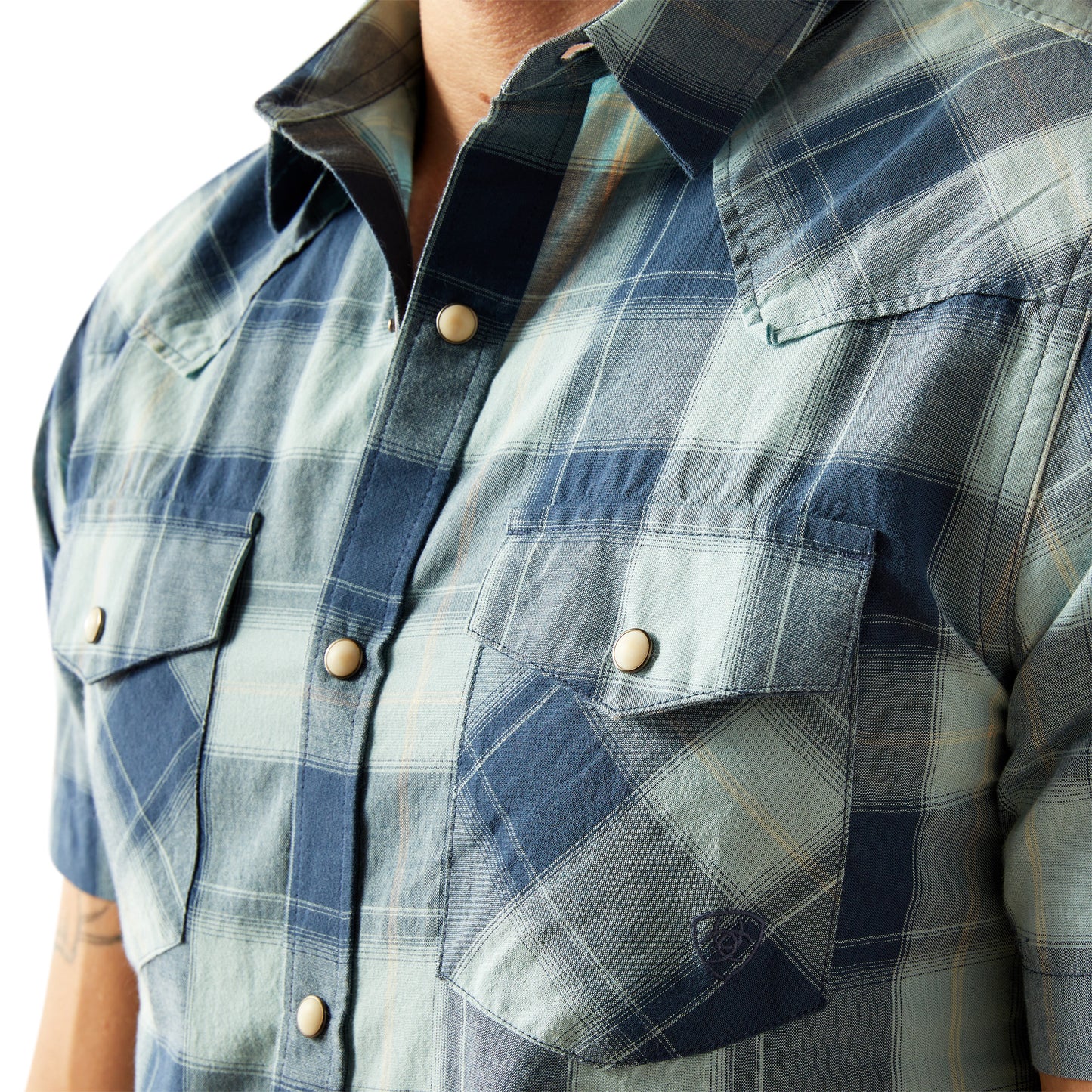 Men's Retro Fit Short Sleeve Western