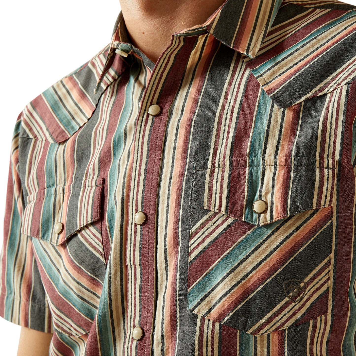 Men's Retro Fit Short Sleeve Western