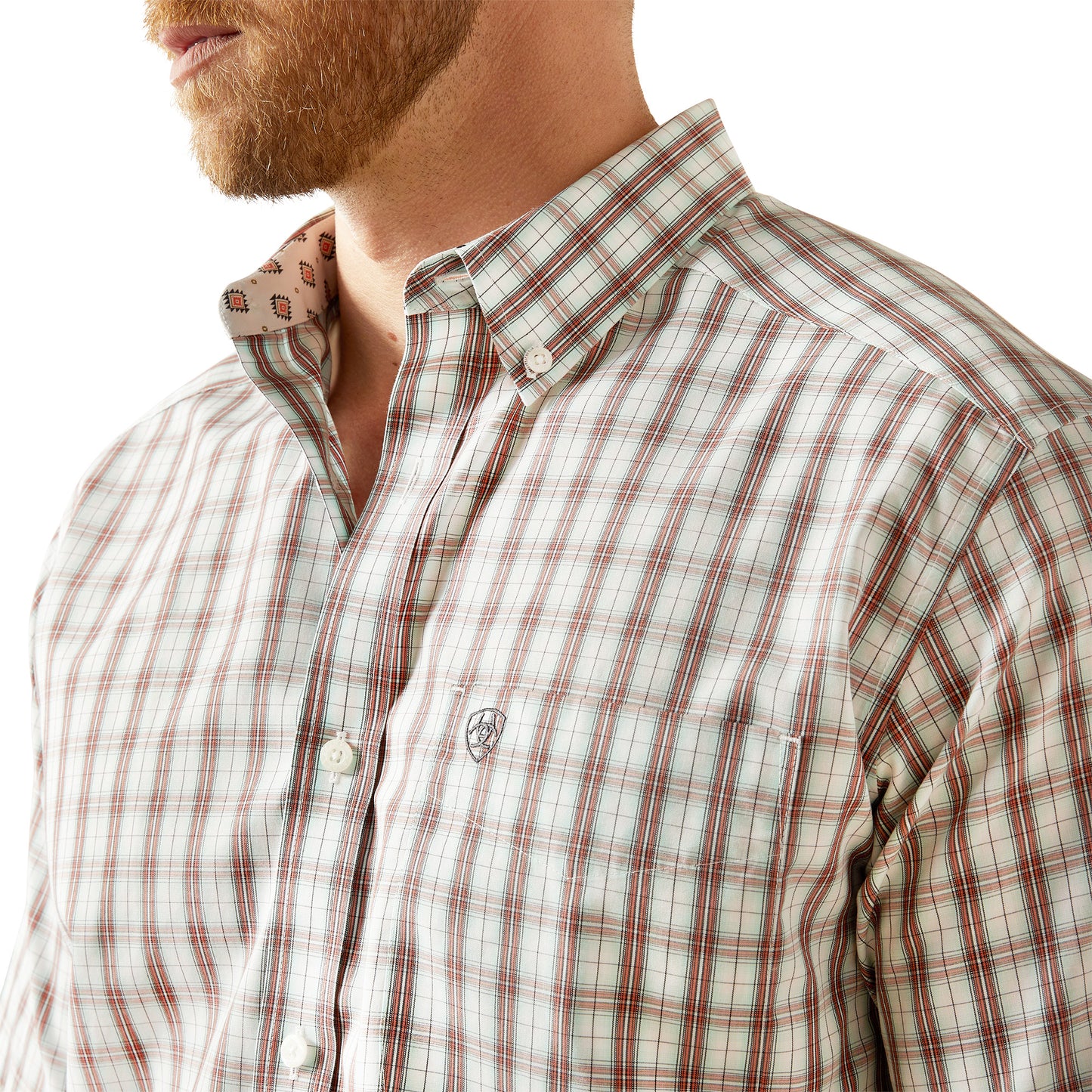 Mens Wrinkle Free Western