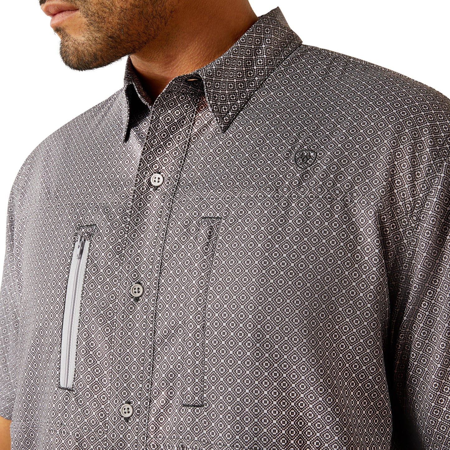 Men's Short Sleeve Venttek Button Up