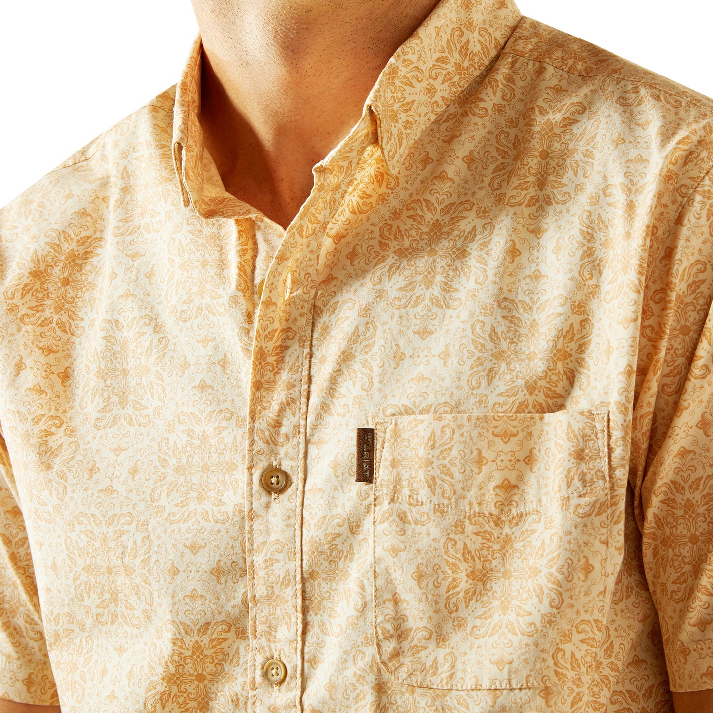 Men's Modern Fit Short Sleeve Western